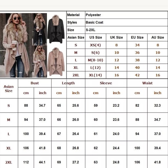 last one FAUX FUR FUZZY BLACK LOOSE SWEATER - Picture 6 of 7